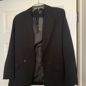 Black oversized blazer